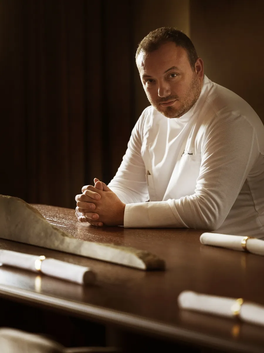 Chef at Makris Athens Restaurant Petros Dimas